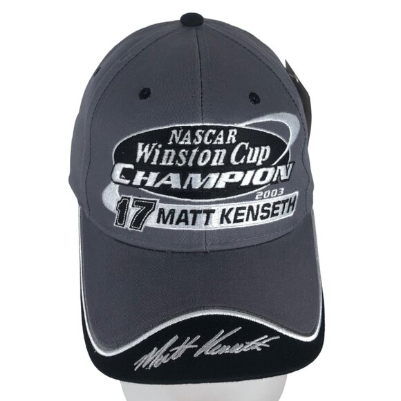 Matt Kenseth #17 Nascar Hat Winston Cup Champion 2003 Smirnoff Ice Roush Racing - Picture 13 of 16